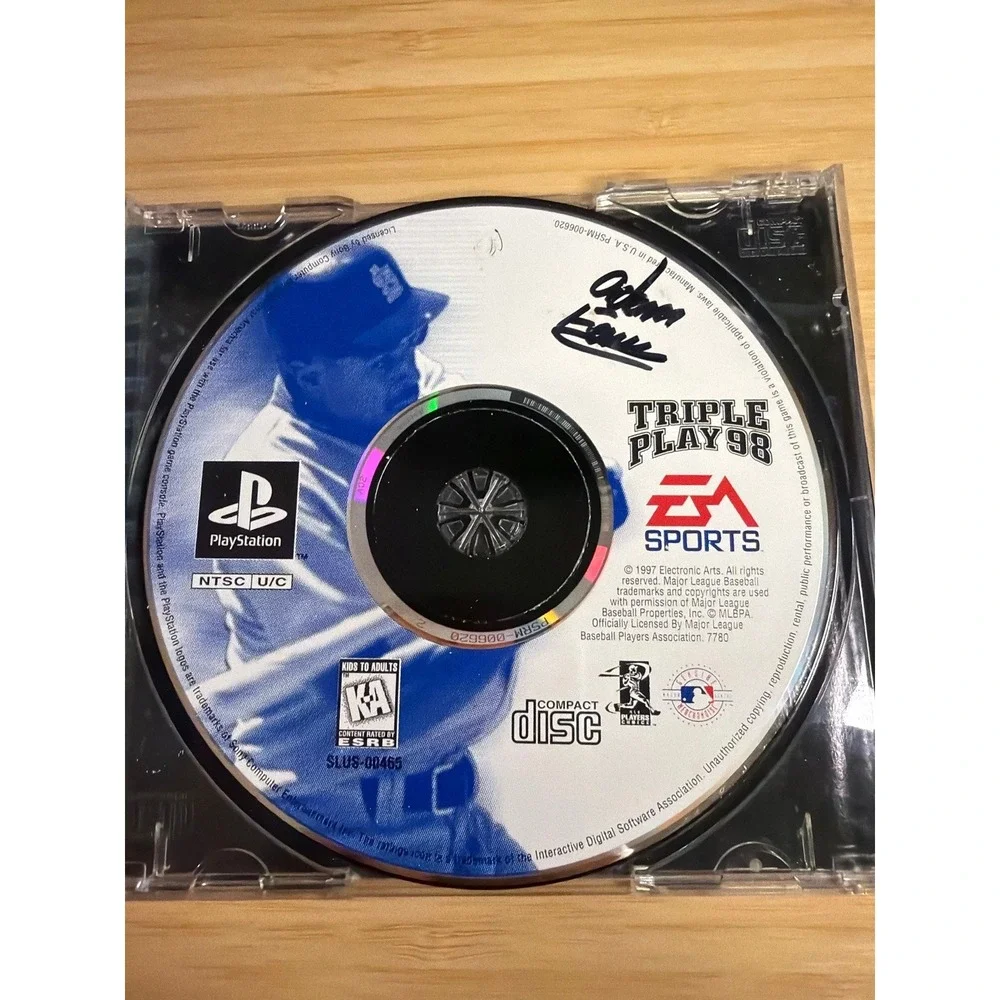PS1‎ Triple Play 98 CIB PlayStation EA Sports Untested Water Damage